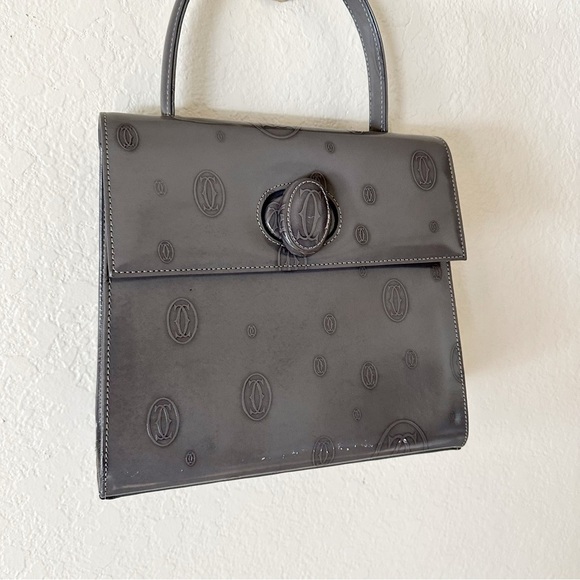 Authentic Cartier Happy Birthday handbag in monogram patent leather - Picture 3 of 10